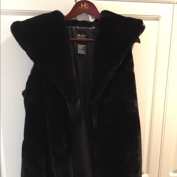 Me Jane Jackets & Blazers - Gorgeous Me Jane Ladies Soft Furry Vest Size Large